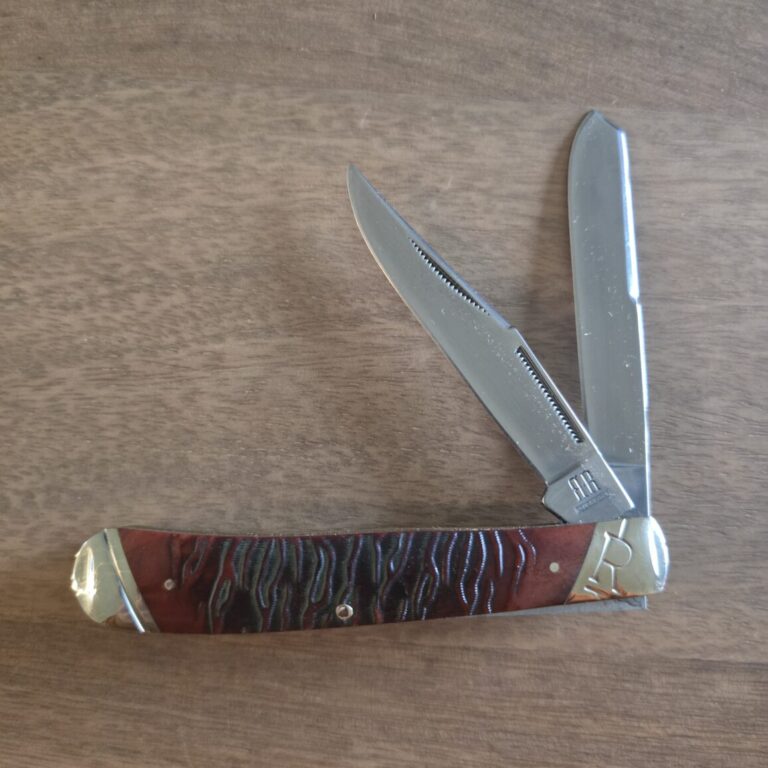 Rough Rider Trapper in Brown Jigged Bone