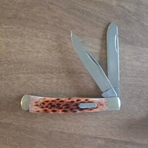 Rough Rider Trapper in Brown Jigged Bone