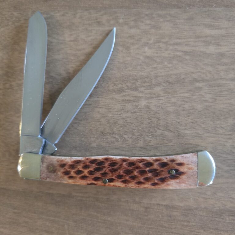 Rough Rider Trapper in Brown Jigged Bone
