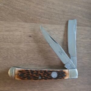 Rough Rider Trapper in Brown Jigged Bone