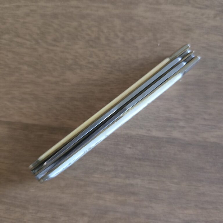Rough Rider Trapper in White Jigged Bone Right to Bear Arms