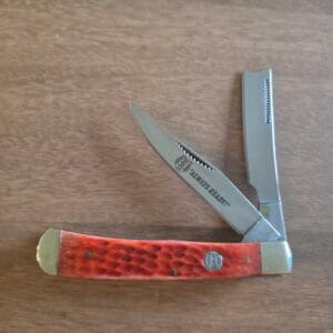 Rough Rider Trapper /Razor in Brown Jigged Bone