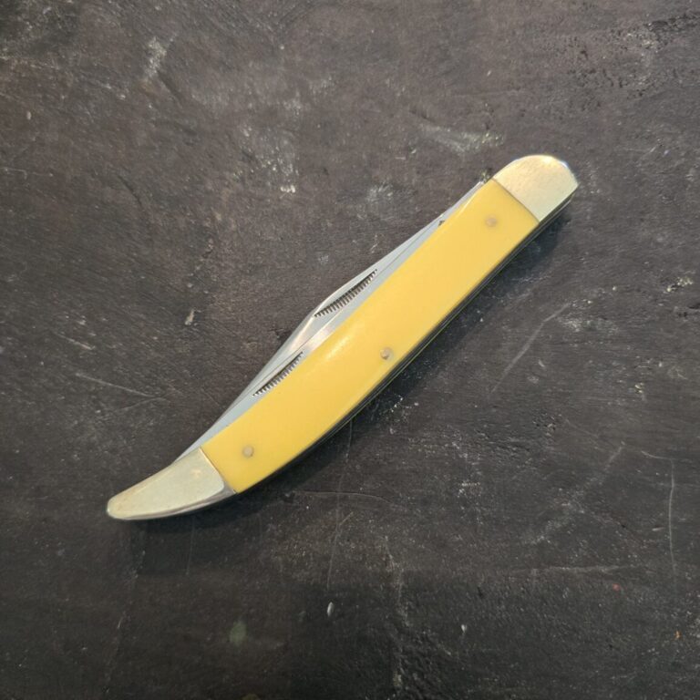 Queen Large Toothpick /Fish Knife in Yellow Synthetic