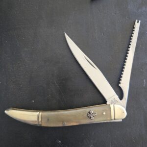 E.C. Simmons Large Toothpick /Fish Knife in Ox Horn