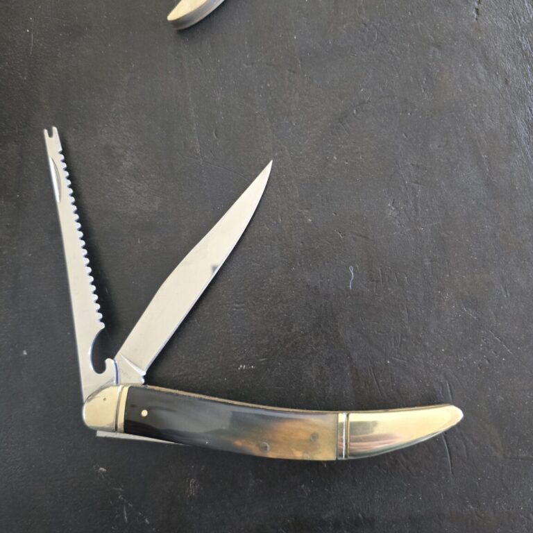 E.C. Simmons Large Toothpick /Fish Knife in Ox Horn