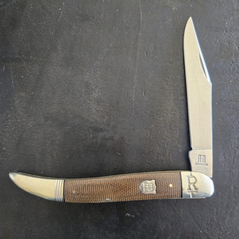 Rough Rider Large Toothpick in Brown Jigged Bone