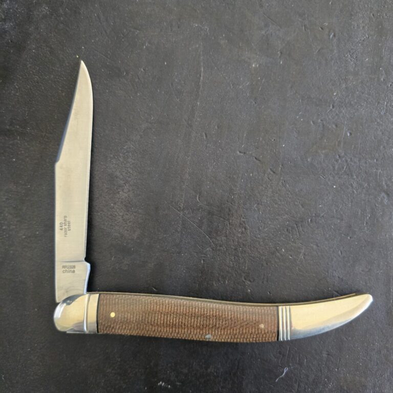 Rough Rider Large Toothpick in Brown Jigged Bone
