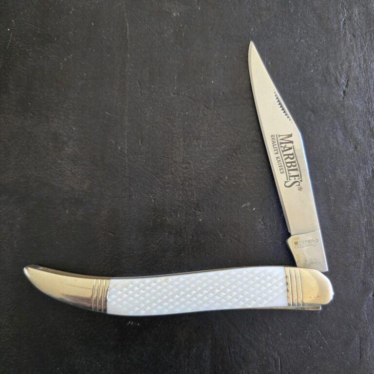 Marbles Large Toothpick in White Bone
