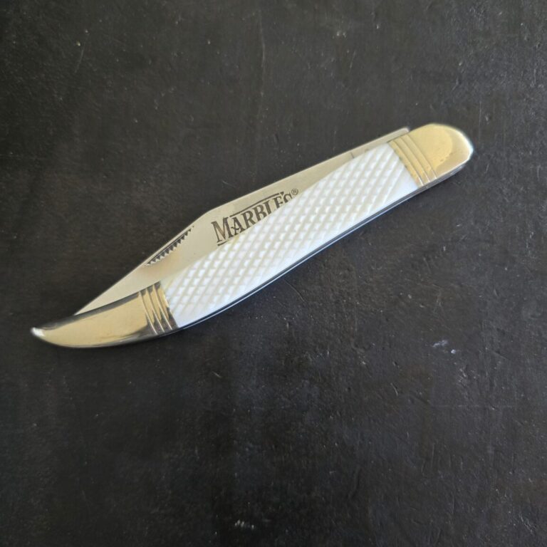 Marbles Large Toothpick in White Bone