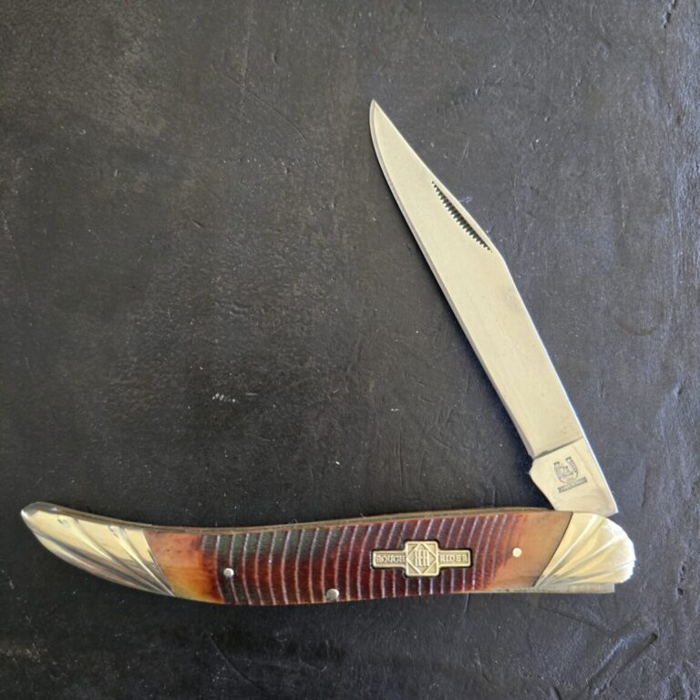 Rough Rider Large Toothpick in Brown Jigged Bone