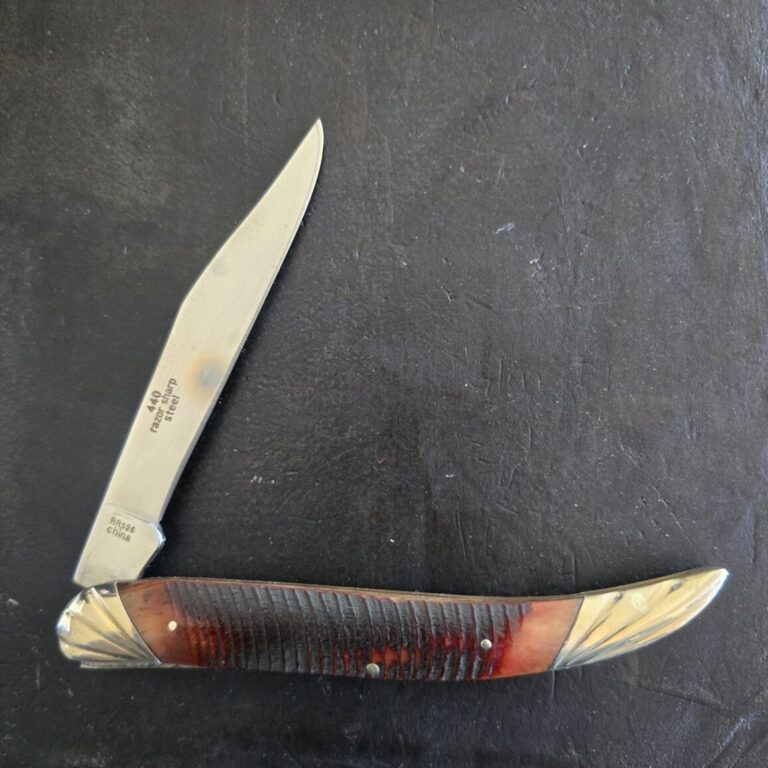 Rough Rider Large Toothpick in Brown Jigged Bone
