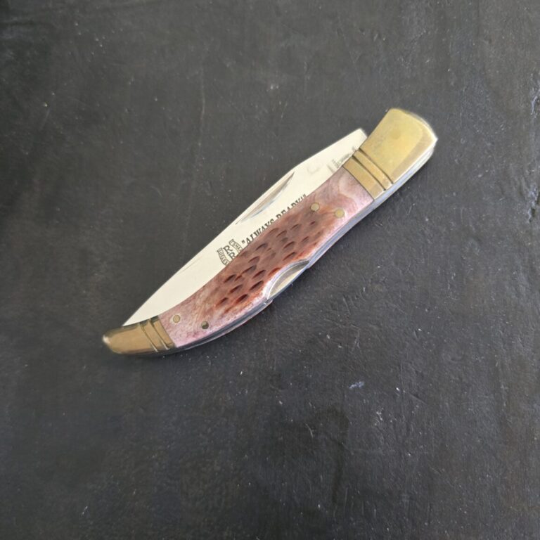 Rough Rider Large Toothpick in Brown Jigged Bone
