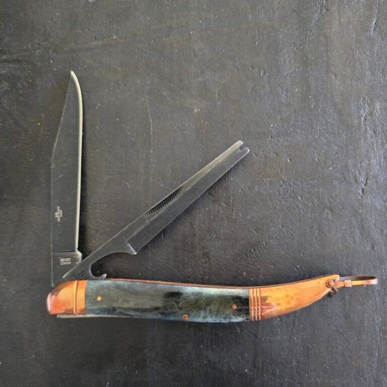 Rough Rider Large Toothpick in Brown Jigged Bone
