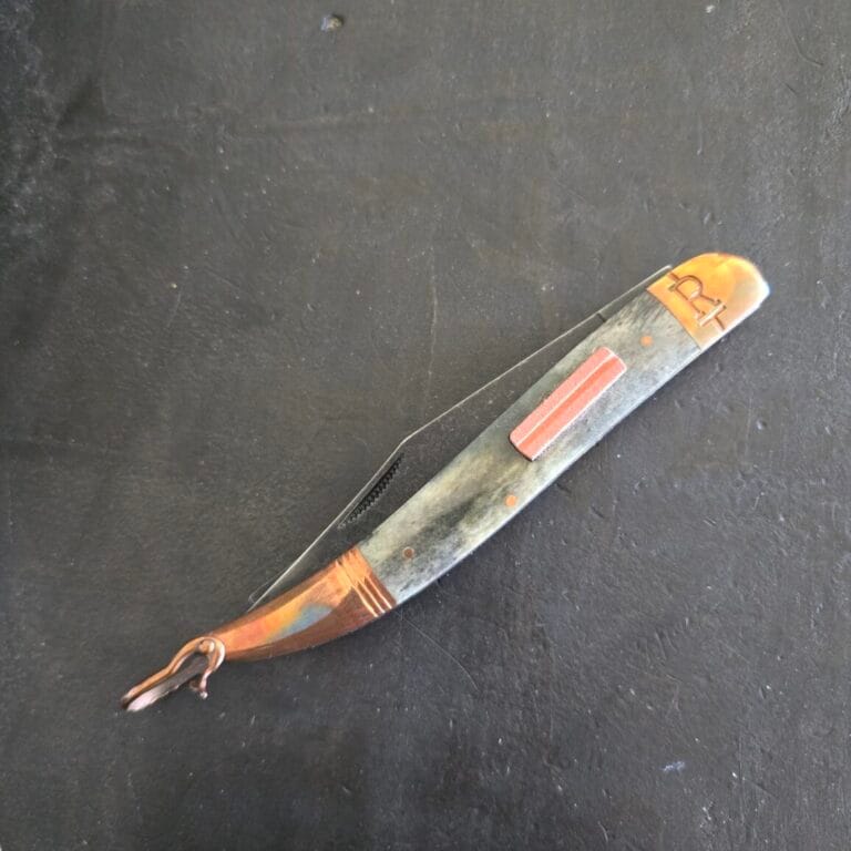 Rough Rider Large Toothpick in Brown Jigged Bone