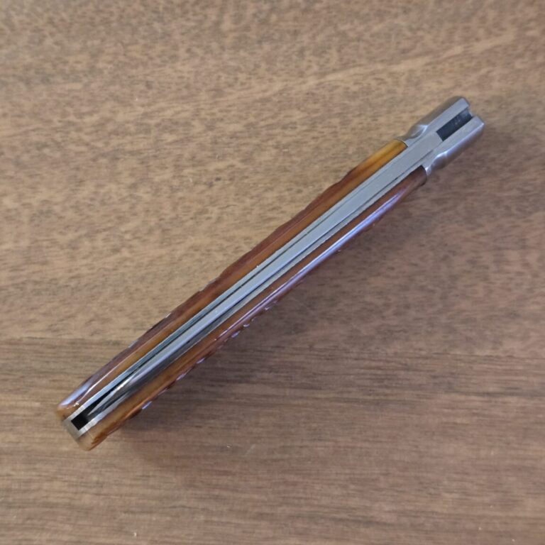 GEC Great Eastern Cutlery Waynorth Real Lambfoot Chestnut Flat Cap Jigged Bone