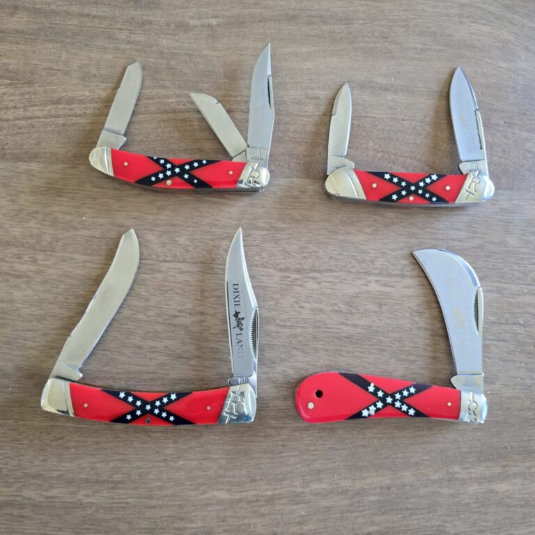 Rough Ryder Dixi Land Set of 4 Slip Joint Knives