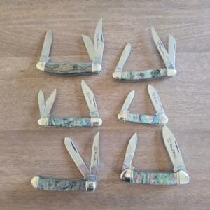 Rough Ryder Faux MOP Set of 6 Slip Joint Knives