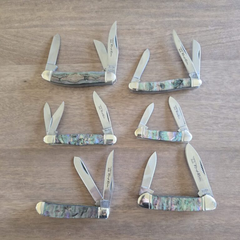 Rough Ryder Faux MOP Set of 6 Slip Joint Knives
