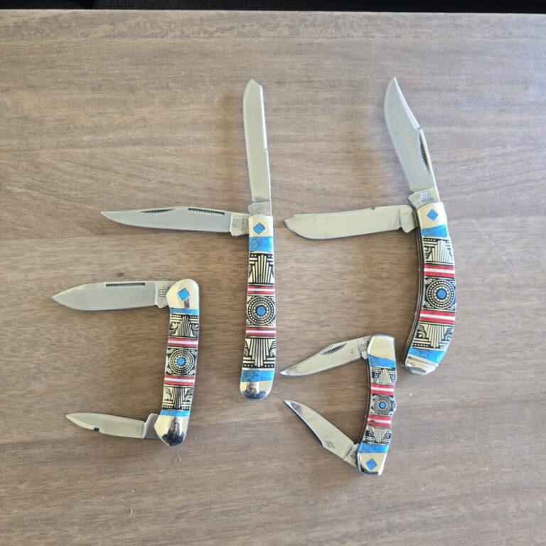 Rough Ryder Old South West Set of 4 Slip Joint Knives