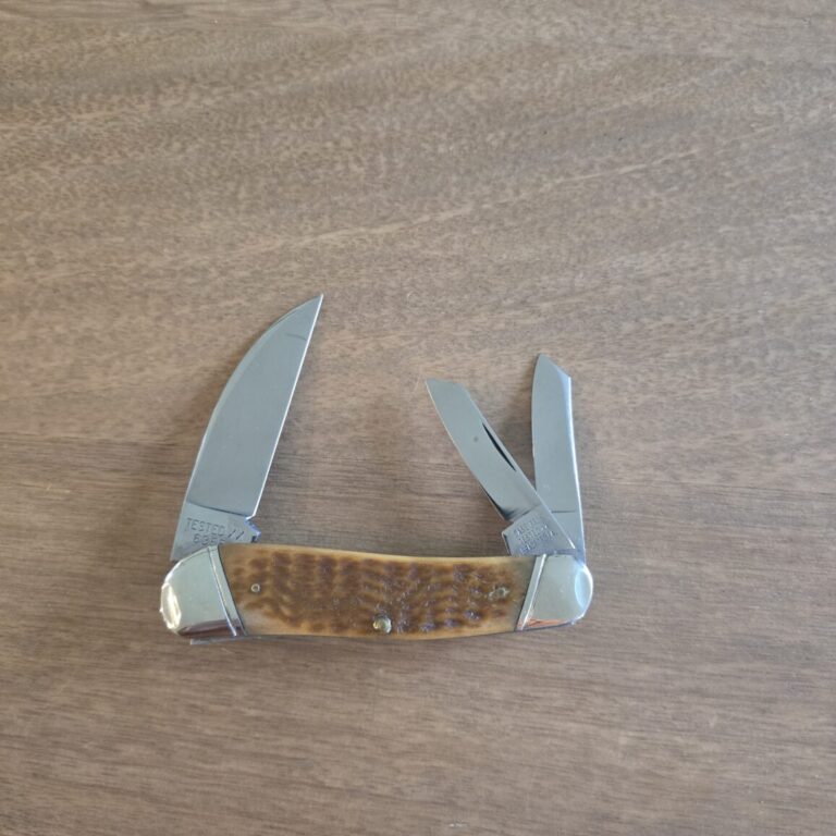 Case Classics 6355 3 Blade Bone Bradford PA USA 1992