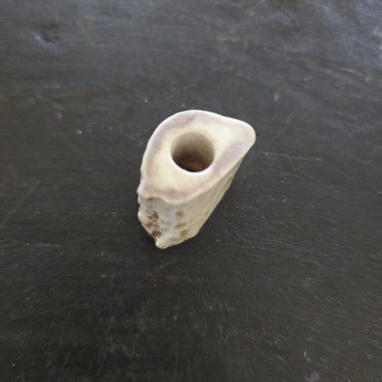 Large Custom Made Lanyard Beads in Deer Antler (3/4")