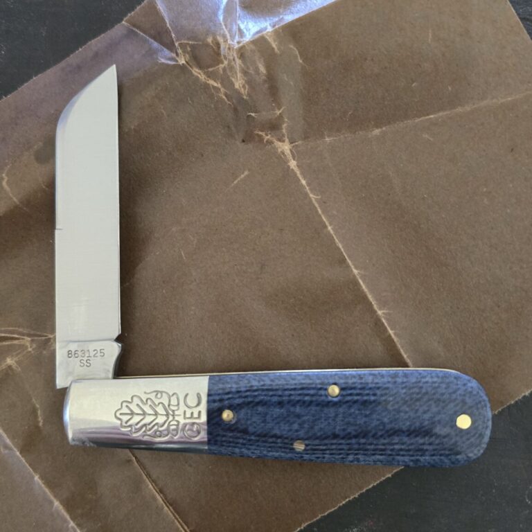 Great Eastern Cutlery #863125 SS Denim Blue Micarta