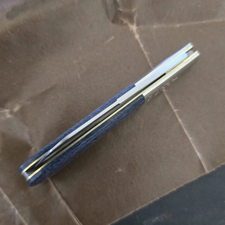 Great Eastern Cutlery #863125 SS Denim Blue Micarta