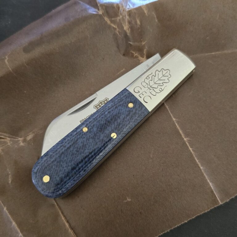 Great Eastern Cutlery #863125 SS Denim Blue Micarta