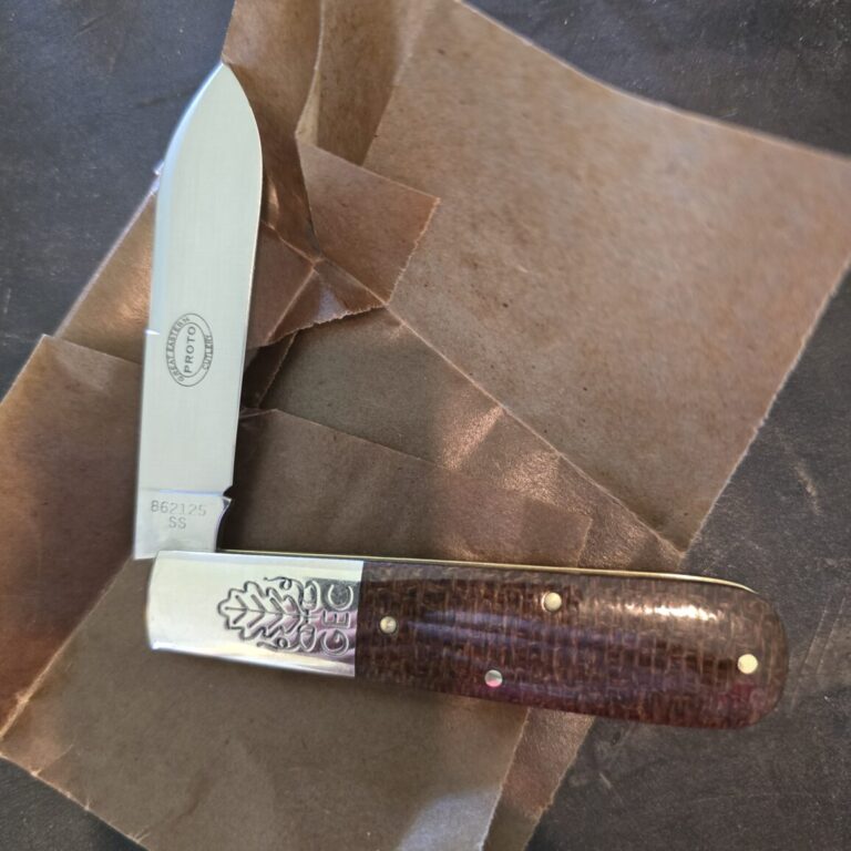 Great Eastern Cutlery #862125 SS Brown Burlap Micarta PROTOTYPE