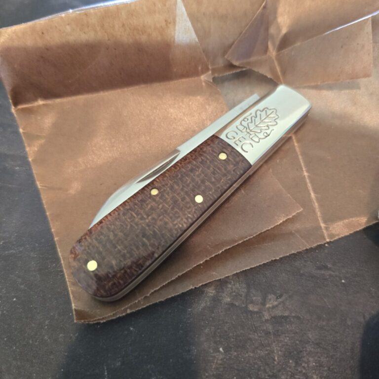 Great Eastern Cutlery #862125 SS Brown Burlap Micarta PROTOTYPE