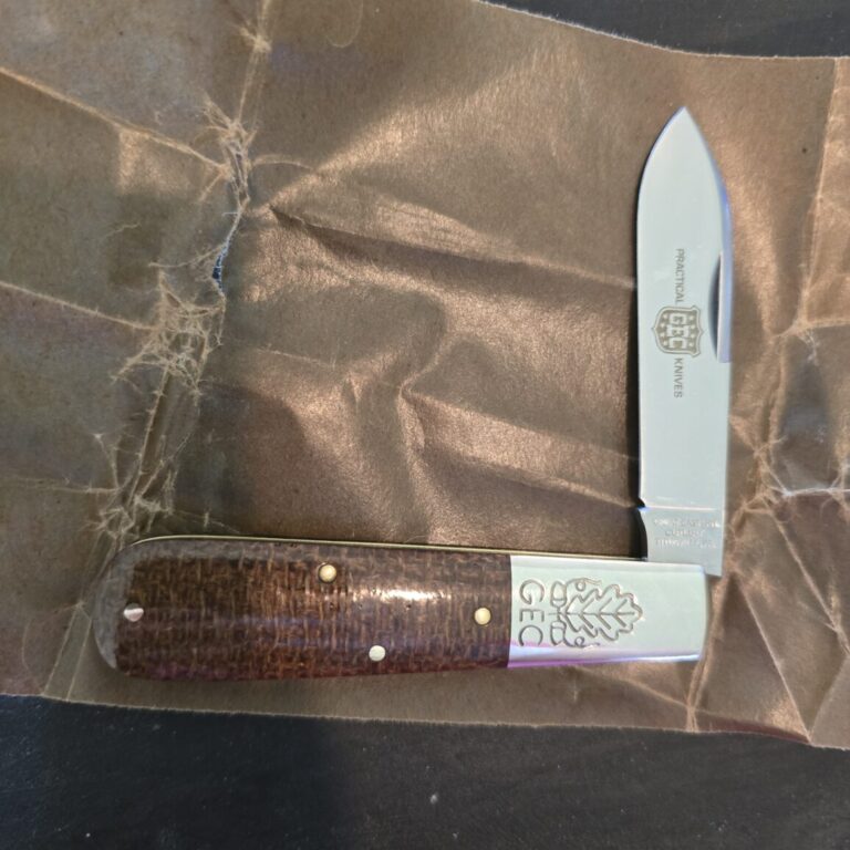Great Eastern Cutlery #862125 SS Brown Burlap Micarta