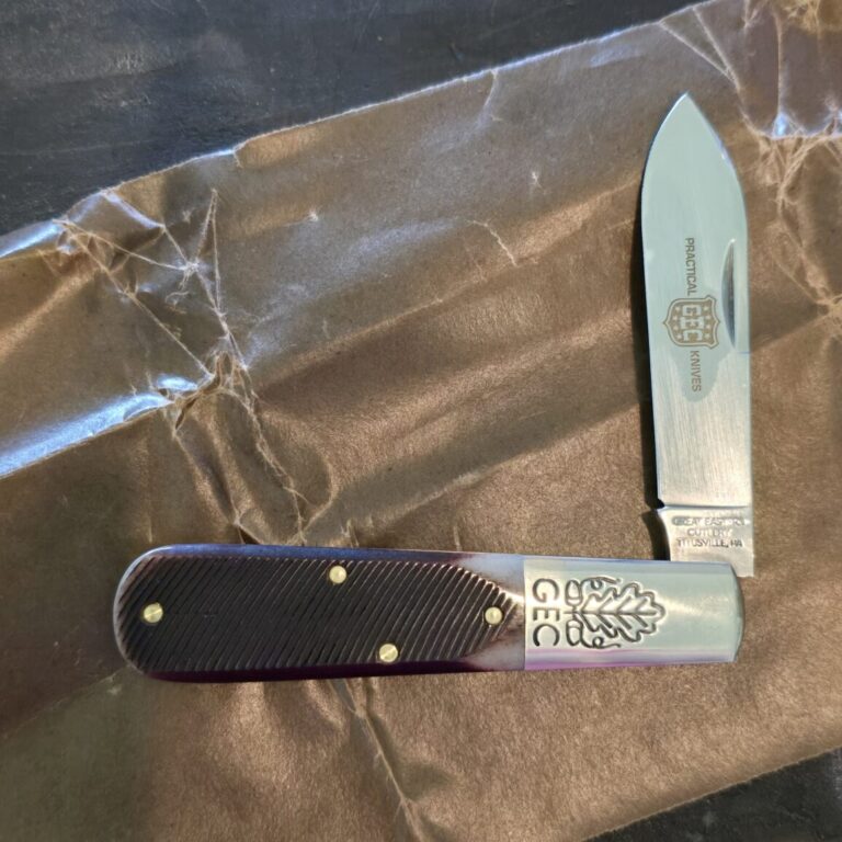 Great Eastern Cutlery #862125 SS Classic Brown Sawcut Bone