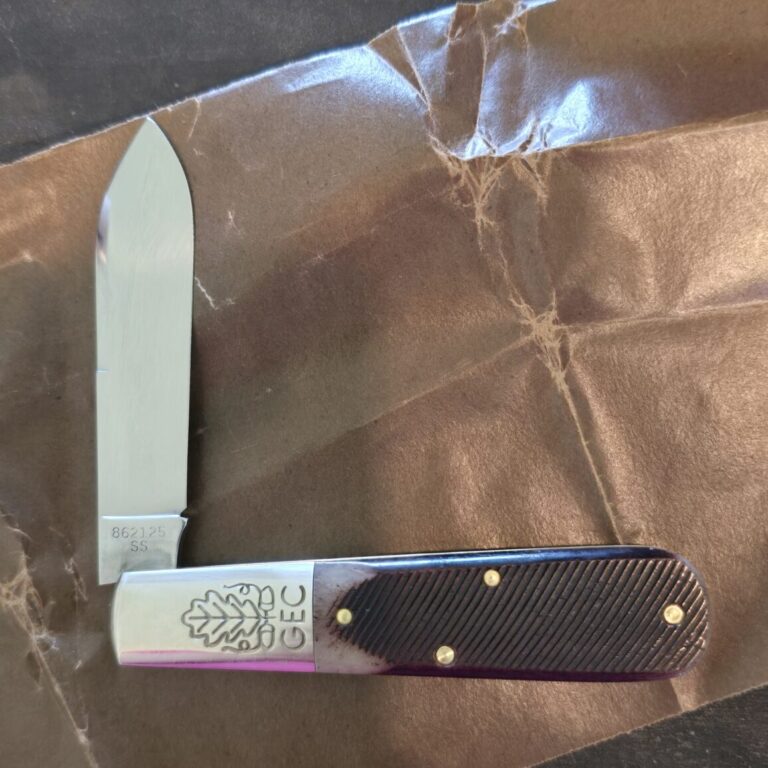 Great Eastern Cutlery #862125 SS Classic Brown Sawcut Bone