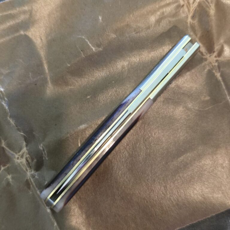 Great Eastern Cutlery #862125 SS Classic Brown Sawcut Bone