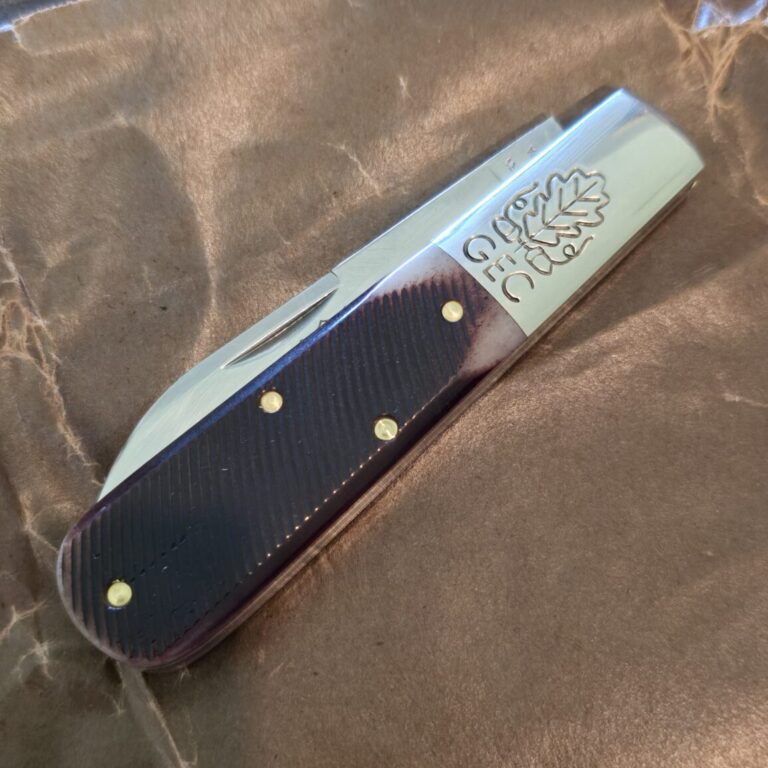 Great Eastern Cutlery #862125 SS Classic Brown Sawcut Bone