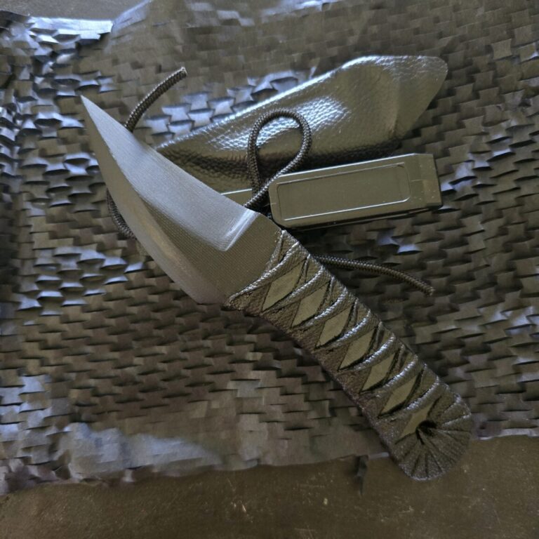 Revenant Corps G10 Carrion Black on Black w/ Belt Clip Sheath
