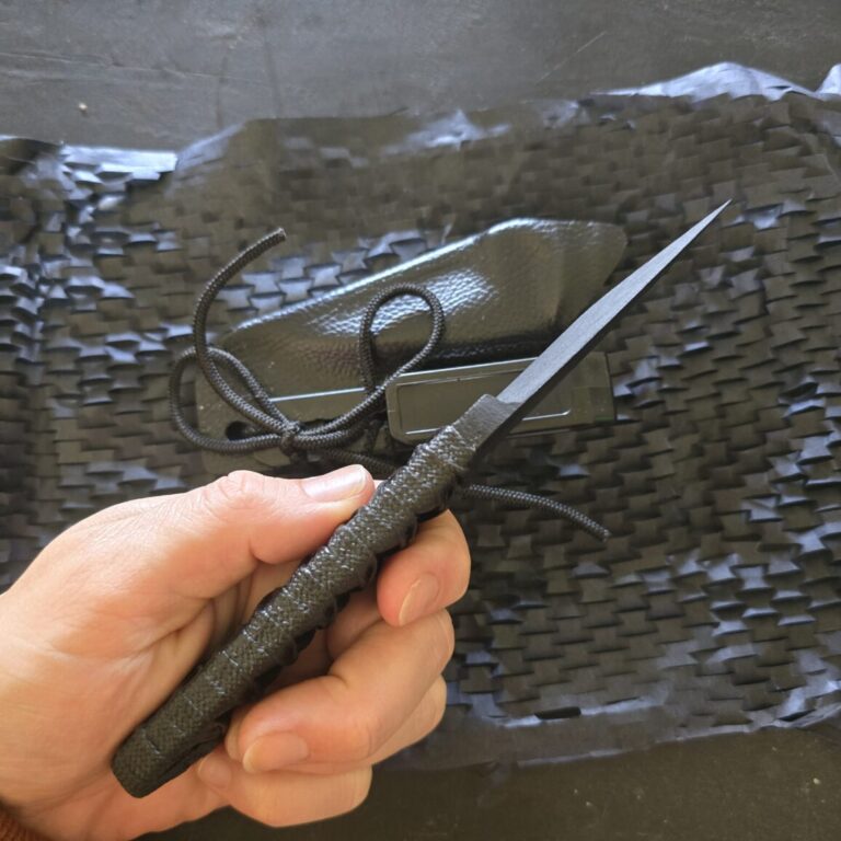 Revenant Corps G10 Carrion Black on Black w/ Belt Clip Sheath