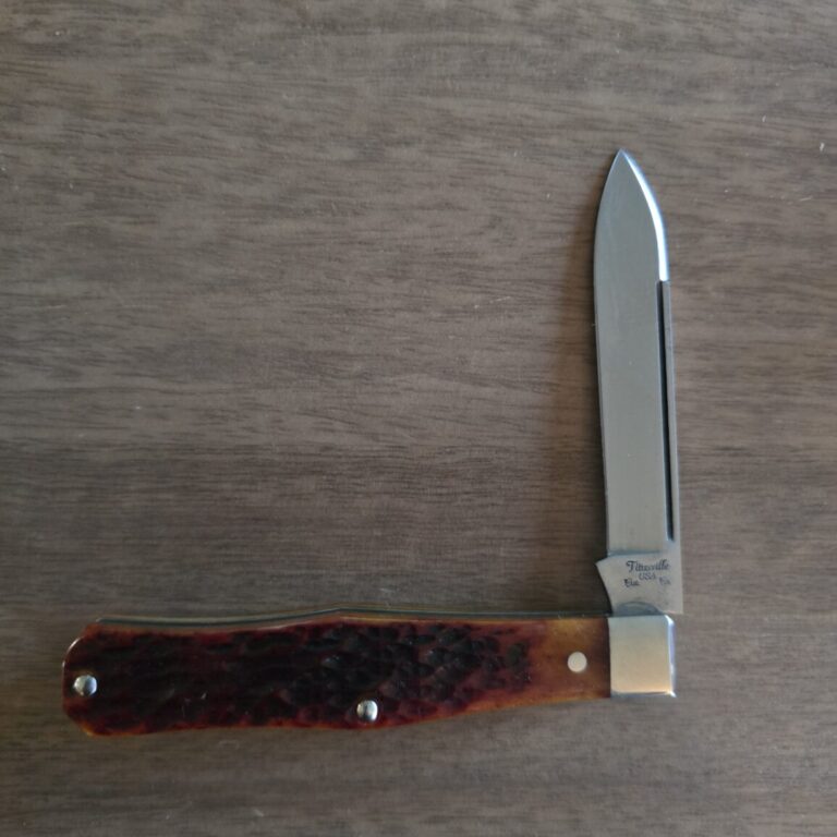 Titusville Cutlery Lexingtonian in Catalina Wine Bone and 1095 Carbon by Daniels 03/2025 (1 of 30)