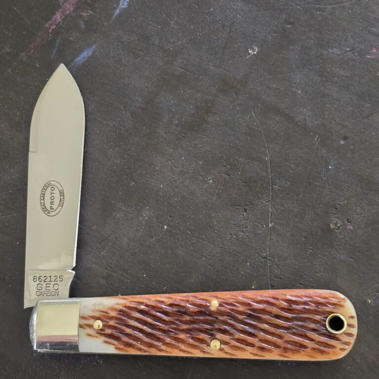 Great Eastern Cutlery #862125 Antique Amber Jigged Bone PROTOTYPE