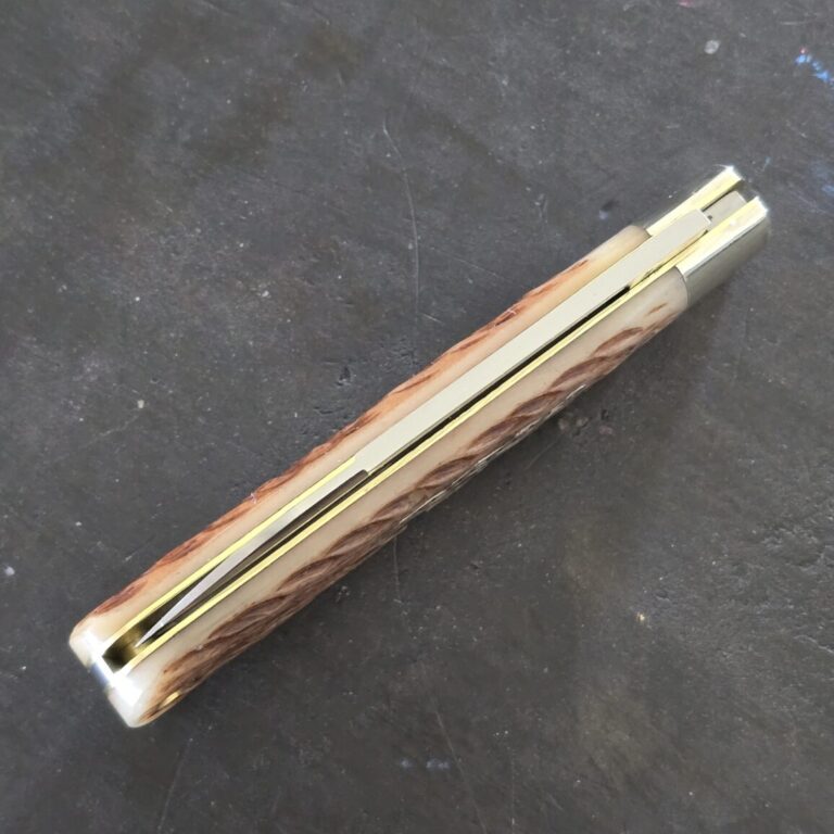 Great Eastern Cutlery #862125 Antique Amber Jigged Bone