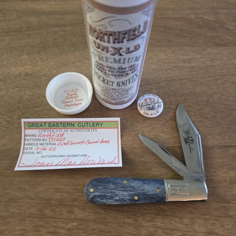 Great Eastern Cutlery #771225 Dyed Smooth Camel Bone PROTOTYPE