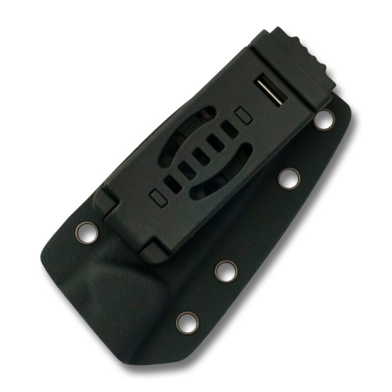 RoseCraft Blades  F3 Fixed Blade RCF003 in Black Powder Coated Stainless Steel and OD Green Micarta