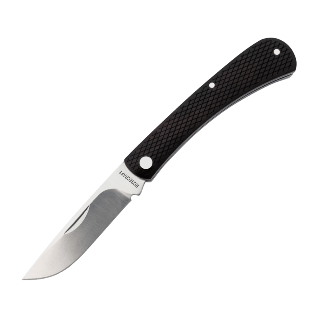 New Traditional Knives from RoseCraft Blades knives for sale RoseCraft Blades Overall Creek Farm Hand Black Sandalwood RCT022-BSW knives for sale
