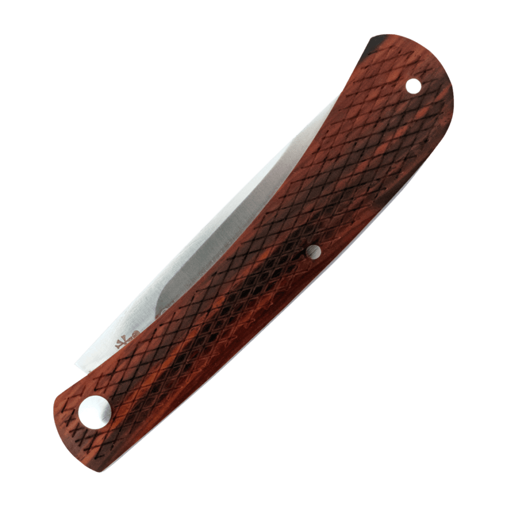 New Traditional Knives from RoseCraft Blades knives for sale RoseCraft Blades Overall Creek Farm Hand Yellow Sandalwood RCT022-YSW knives for sale