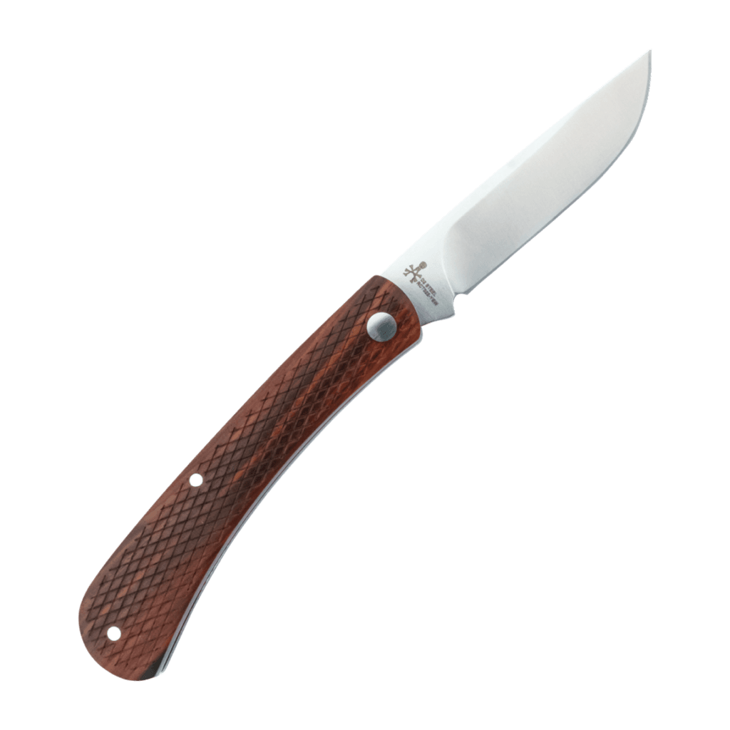 New Traditional Knives from RoseCraft Blades knives for sale RoseCraft Blades Overall Creek Farm Hand Yellow Sandalwood RCT022-YSW knives for sale