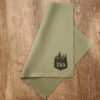 TSA Knives Silky 6x7” Dark Olive Green Cleaning Cloth