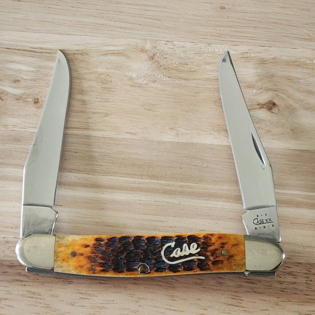 Daniels/GEC/collection Tuesday 6pm cst Release Schedule Starting 4/23/2024 knives for sale Case USA SS 2002 Case Jigged Bone Silver Script Muskrat knives for sale