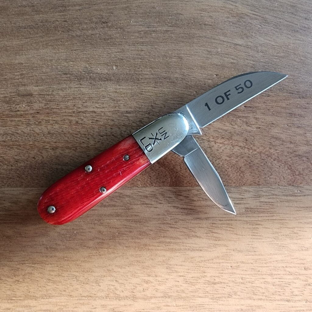 Quinn Lake Knife Collection Featuring Great Eastern Cutlery and Titusville. knives for sale Great Eastern Cutlery #250208 Red Hangman SN 08 knives for sale