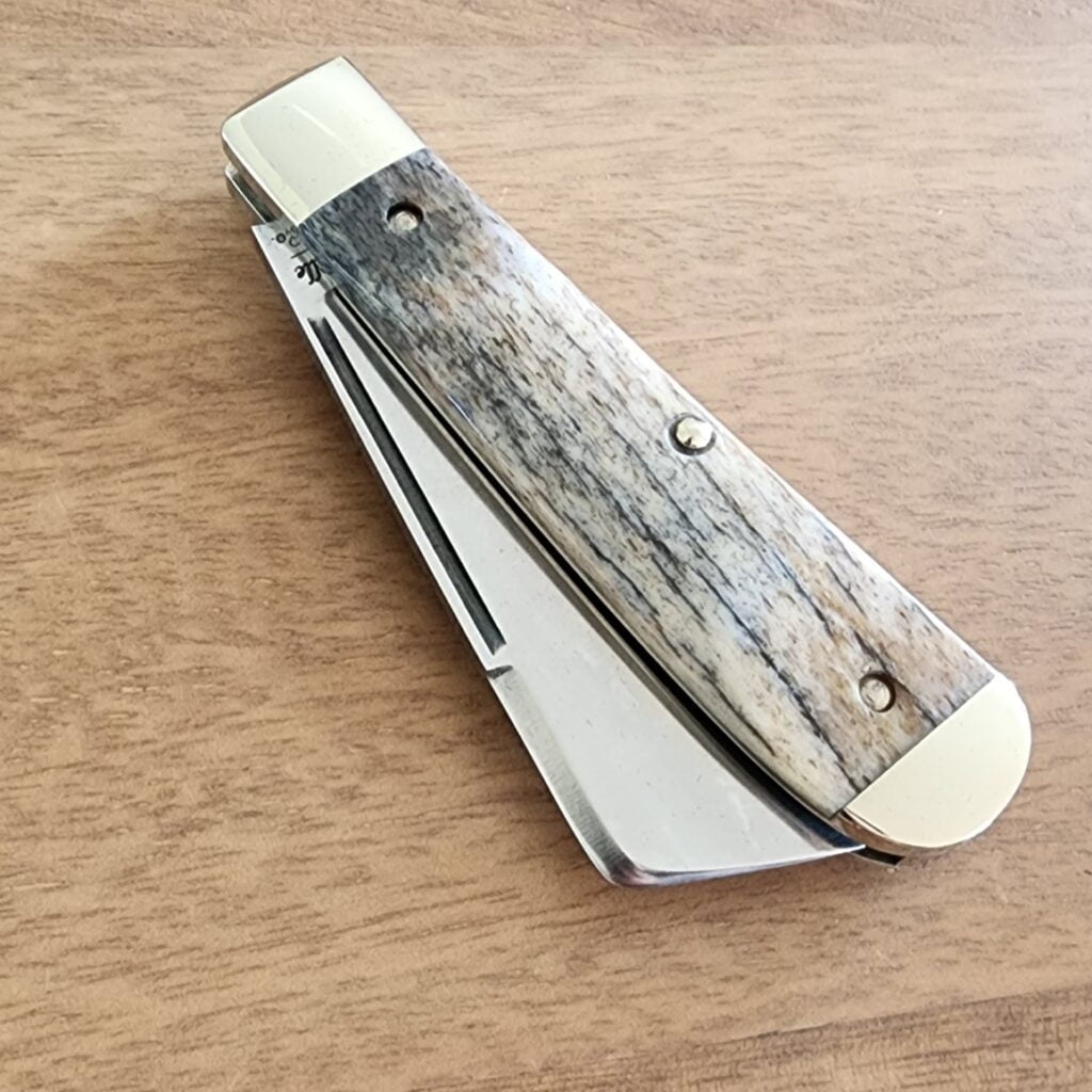 Quinn Lake Collection UpdateExclusive Spotlight: The Titusville TSA Brown Sugar Giraffe Bone Big Easy Cotton Sampler knives for sale Titusville TSA Exclusive Brown Sugar Giraffe Bone Big Easy Cotton Sampler 1095 Carbon W/ Long Pull 1 of 6 knives for sale