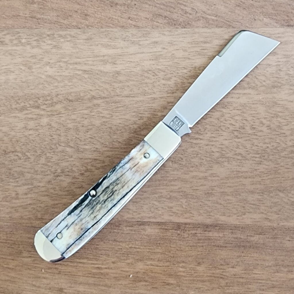 Quinn Lake Collection UpdateExclusive Spotlight: The Titusville TSA Brown Sugar Giraffe Bone Big Easy Cotton Sampler knives for sale Titusville TSA Exclusive Brown Sugar Giraffe Bone Big Easy Cotton Sampler 1095 Carbon W/ Long Pull 1 of 6 knives for sale